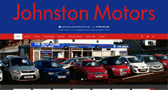 Desktop Screenshot of johnstonmotors.co.uk